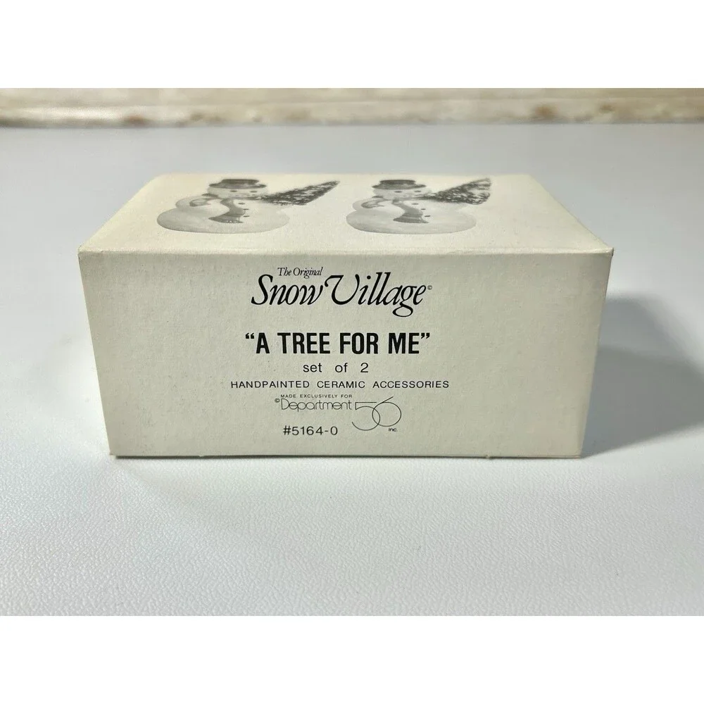 Department 56 snow ceramic tree